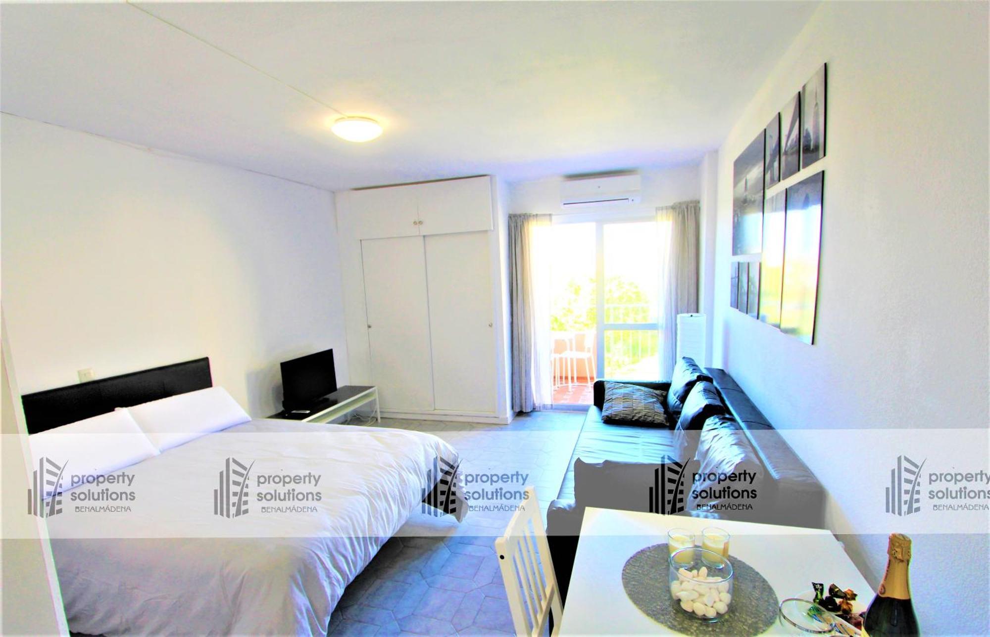 426 Estudio En Minerva Apartamentos - Vista Al Jardin - Piscina Y Playa Бенальмадена Екстер'єр фото